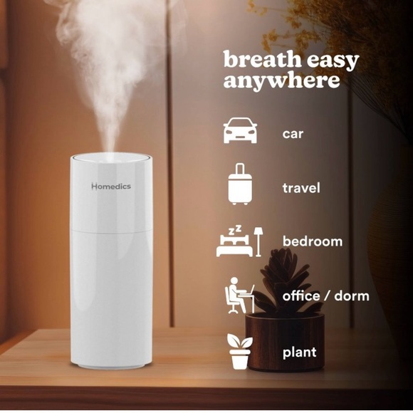 Homedics Portable Ultrasonic Humidifier NIB - Picture 3 of 11